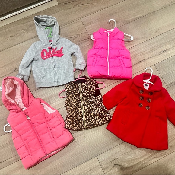 12-18 Month Toddler Jackets / Vests Lot of 5 - Picture 1 of 3